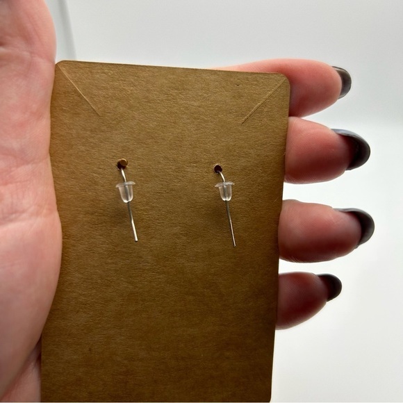 Blue Purple and Gold Seed Beaded Large Tassel Dangle Earrings - Picture 7 of 7